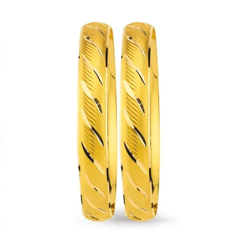 14 Ayar Altın 10 Gr 12 Mm Hediyelik Bilezik Apm415