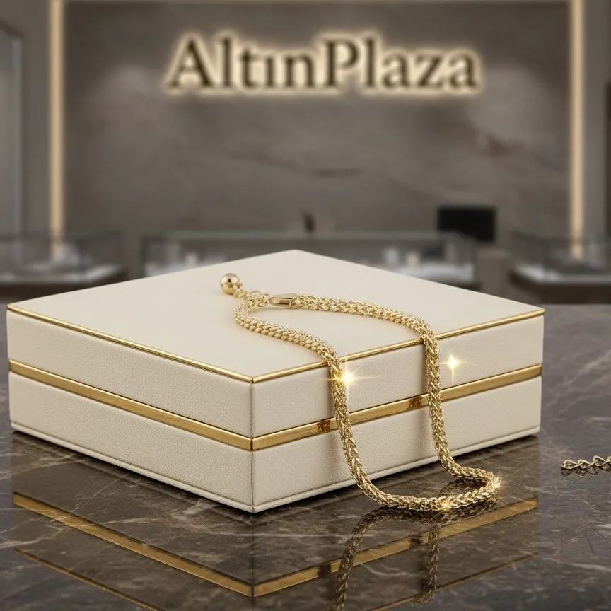 14 Ayar Altın Güverse Zincir Bileklik KN10126