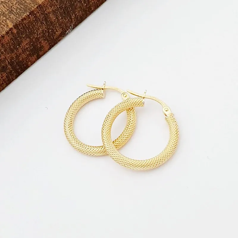 20 mm Altın Halka Küpe KP06750