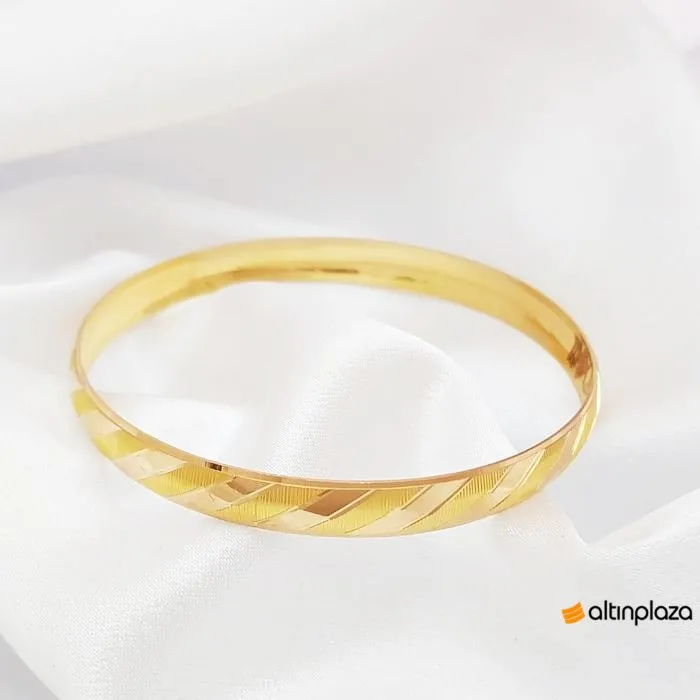 22 Ayar Hediyelik Bilezik Hbl2104 9gr 8mm