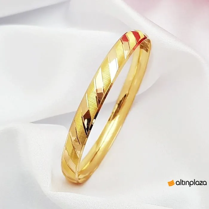 22 Ayar Hediyelik Bilezik Hbl2104 9gr 8mm