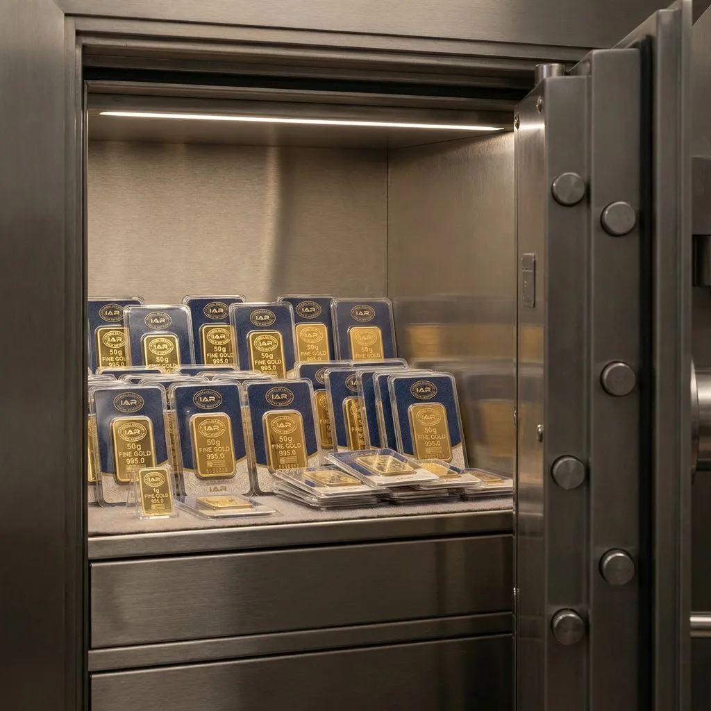 50 Gram 24 Ayar Altın – Sertifikalı Yatırım Altını