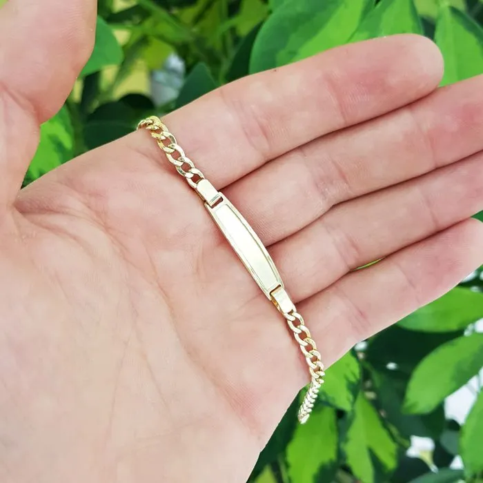 Altın Kız Ve Erkek Bebek Künyesi CK01301