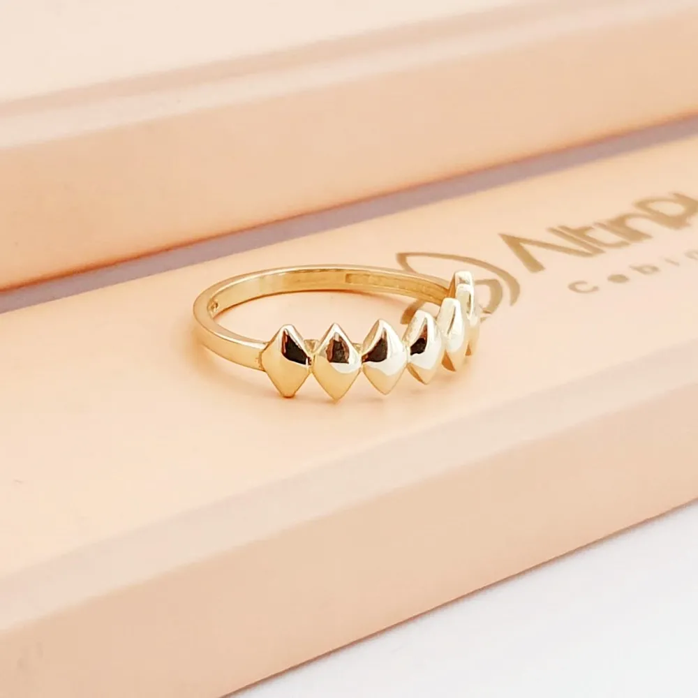 Baklava Model 14 Ayar Minimal Yüzük YZ02801