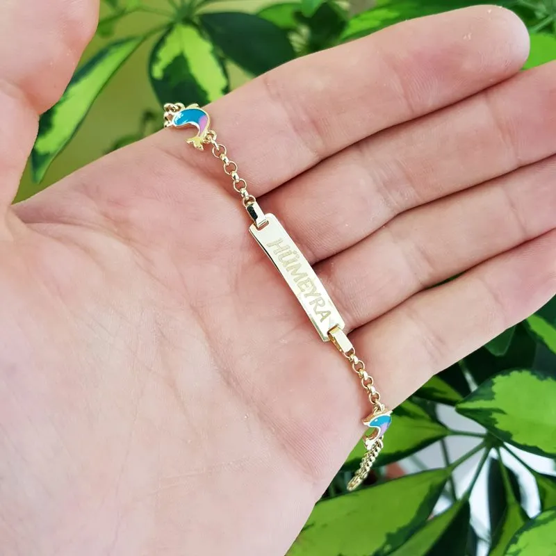 Balıklı Kız Ve Erkek Çocuk Künyesi CK01034