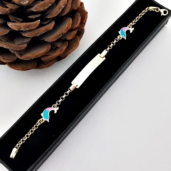 Balıklı Kız Ve Erkek Çocuk Künyesi CK01034