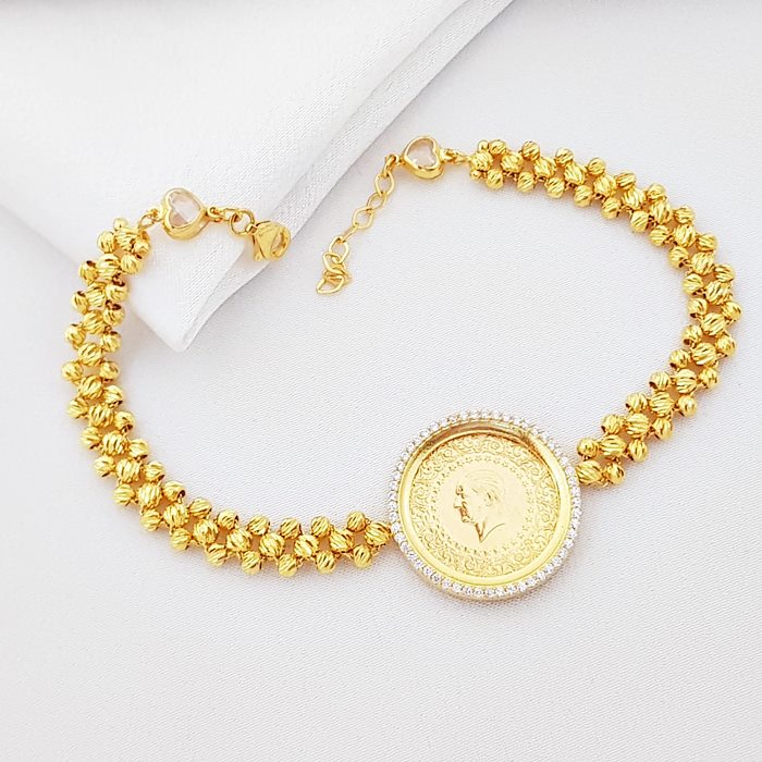 Çeyrek Altınlı Dorika Toplu Bileklik KN02319