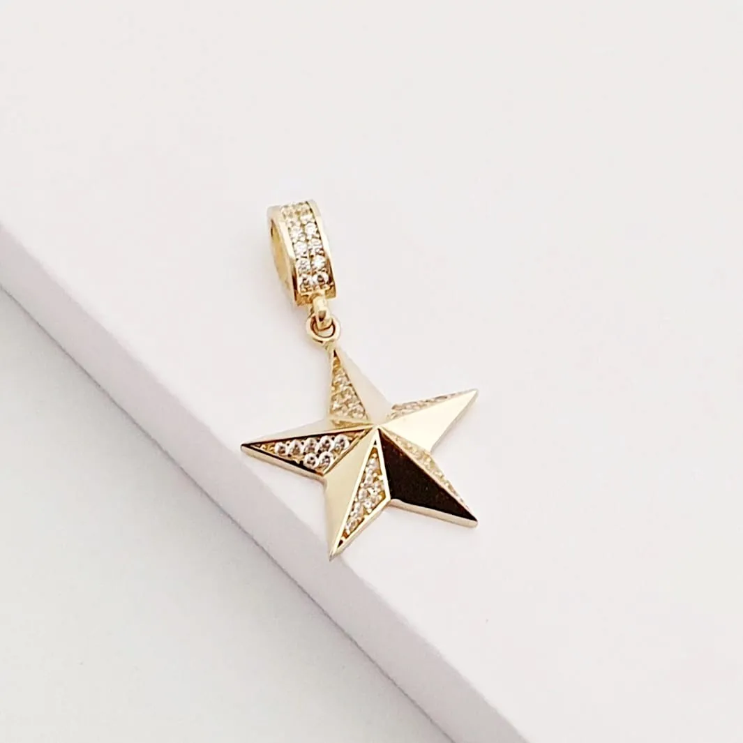 Deniz Yıldızı 18mm Altın Charm KL11831