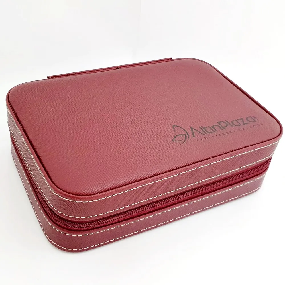 Fermuarlı Büyük Boy Seyahat Takı Çantası 21x15x6.5 cm TKT1545