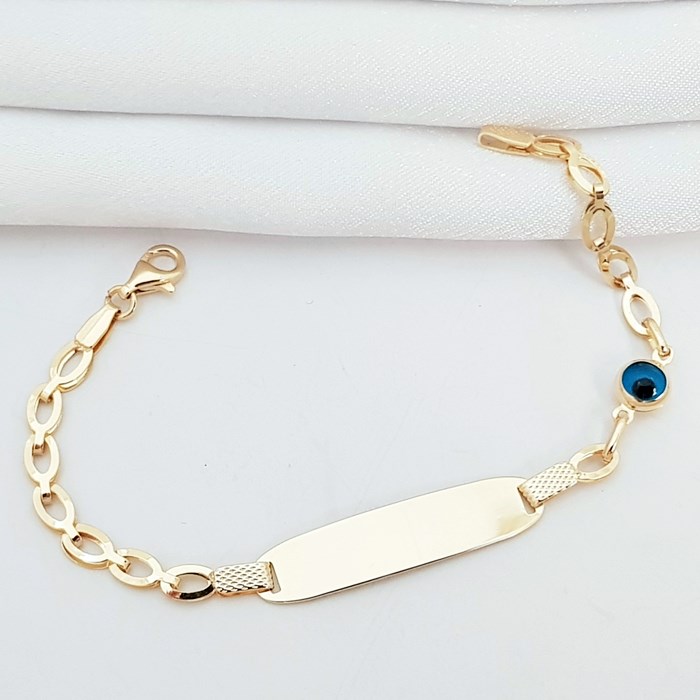 Halkalı Kız Ve Erkek Bebek Künyesi CK01384 Altın Plaza