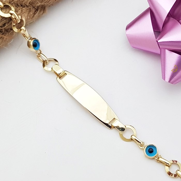 İsim Yazılabilen Halkalı Kız Bebek Künyesi CK01300