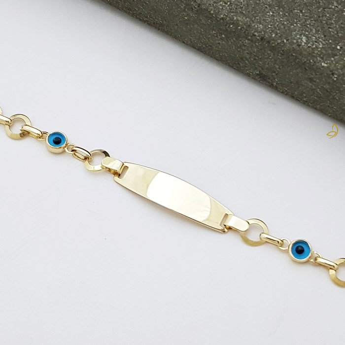 İsim Yazılabilen Halkalı Kız Bebek Künyesi CK01300