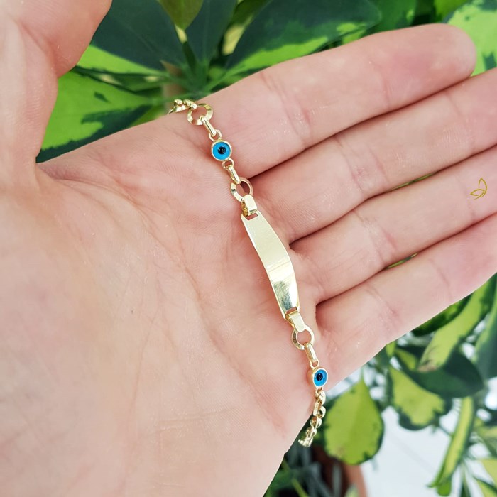 İsim Yazılabilen Halkalı Kız Bebek Künyesi CK01300