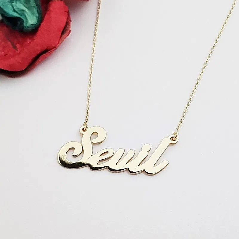 İsimli Kolye Estetik El Yazısı Modeli