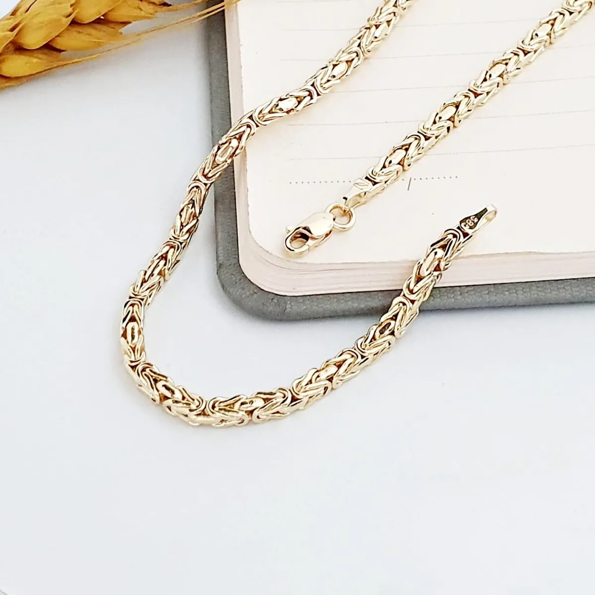 Kral Altın Zincir Kolye 3mm 55cm ZN05132