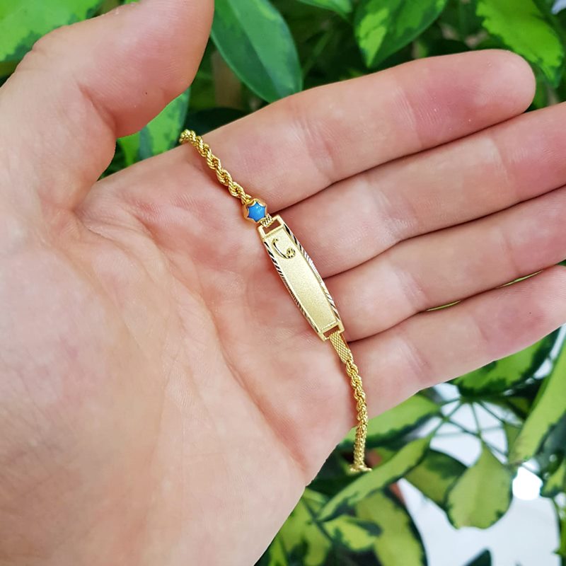 Vav Harfli Kız Ve Erkek Bebek Künyesi CK01237 Altın Plaza