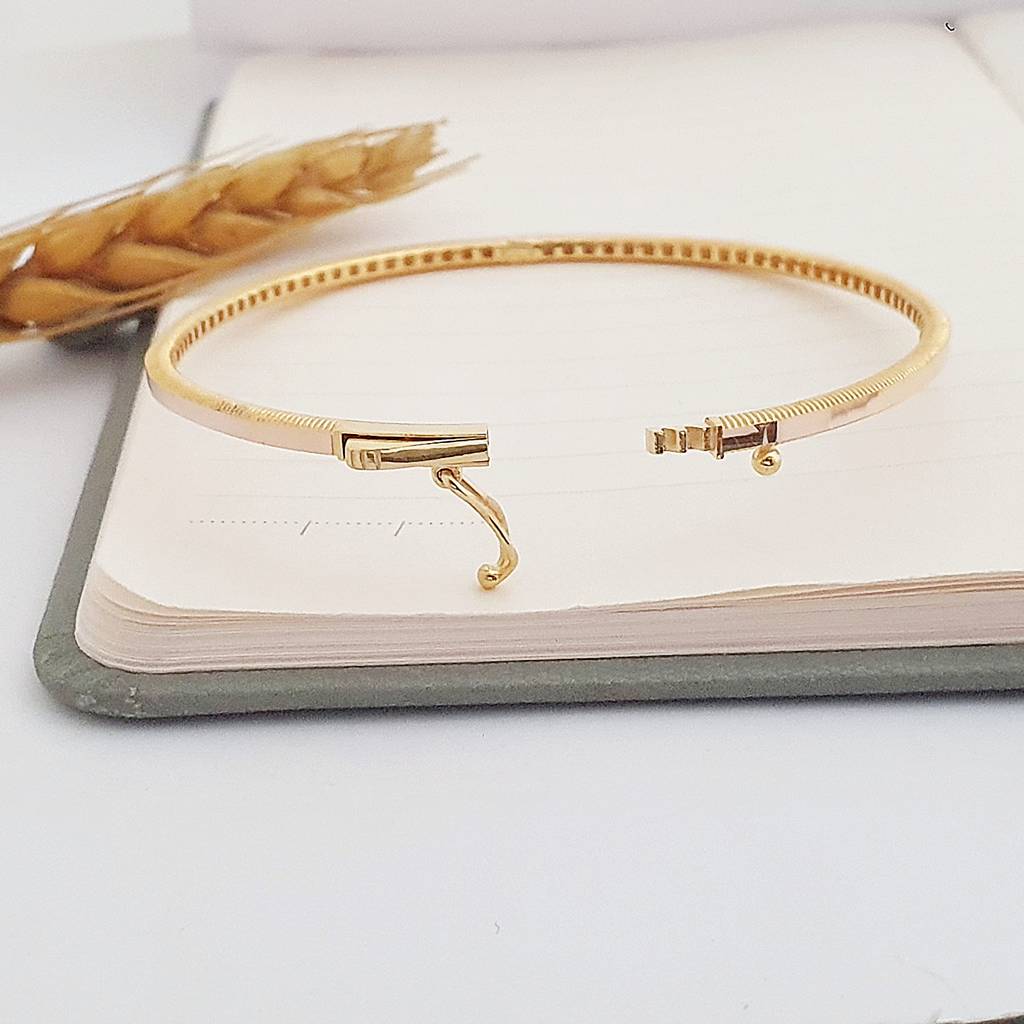 Ajda Model 14 Ayar Altın Kelepçe Bilezik FB07325