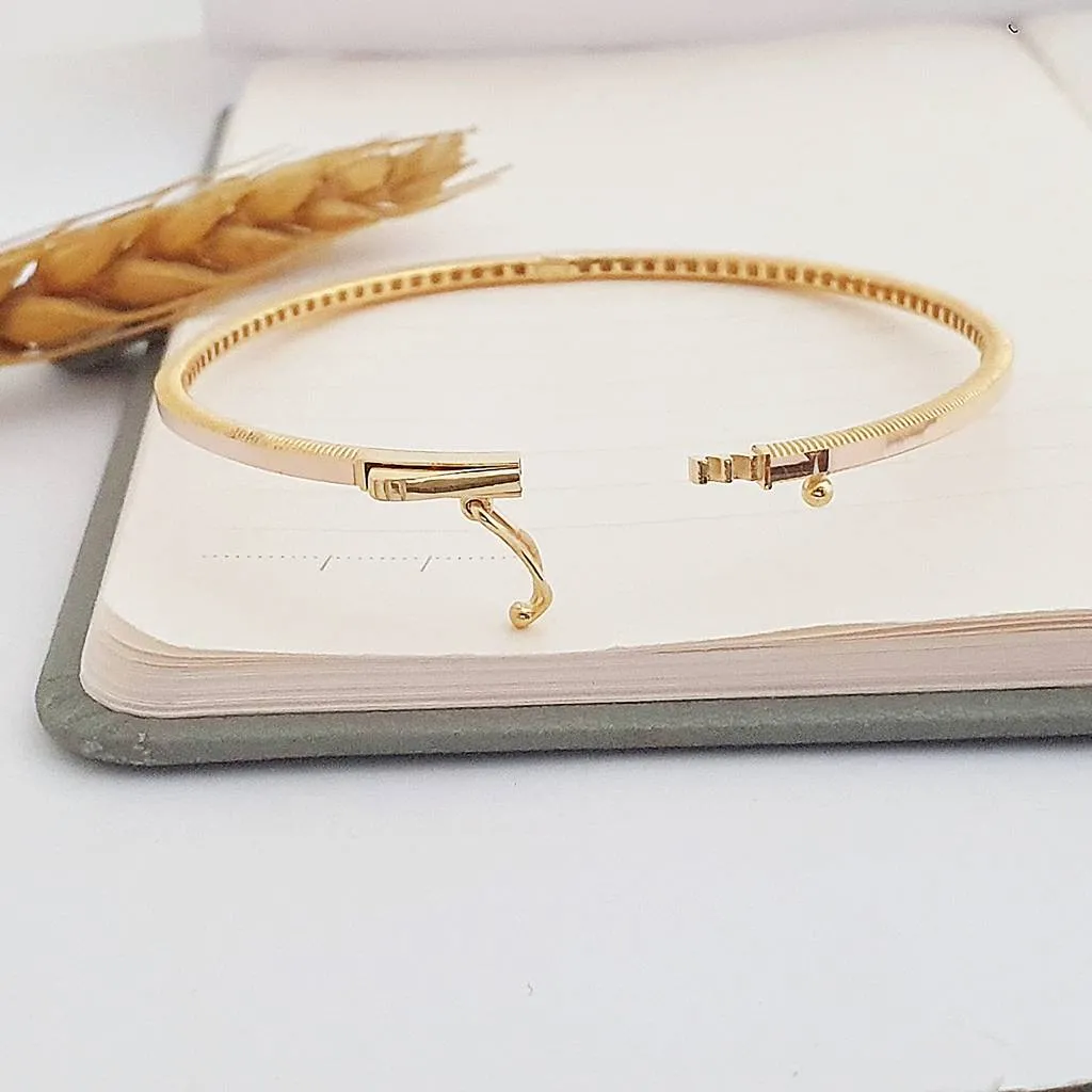 Ajda Model 14 Ayar Altın Kelepçe Bilezik FB07325