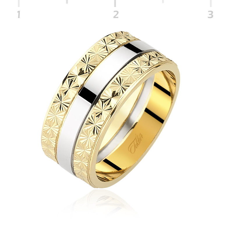 Altın Kaplama Erkek Alyans