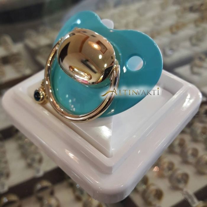 Ayıcık Figürlü Nazar Boncuklu Bebek Emziği