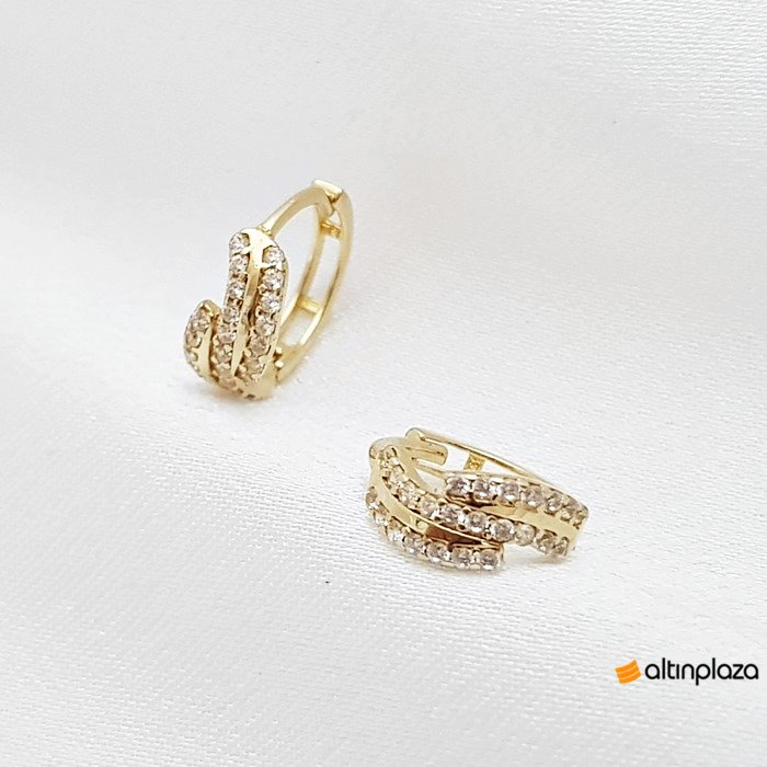 Çocuklar İçin Altın Halka Küpe