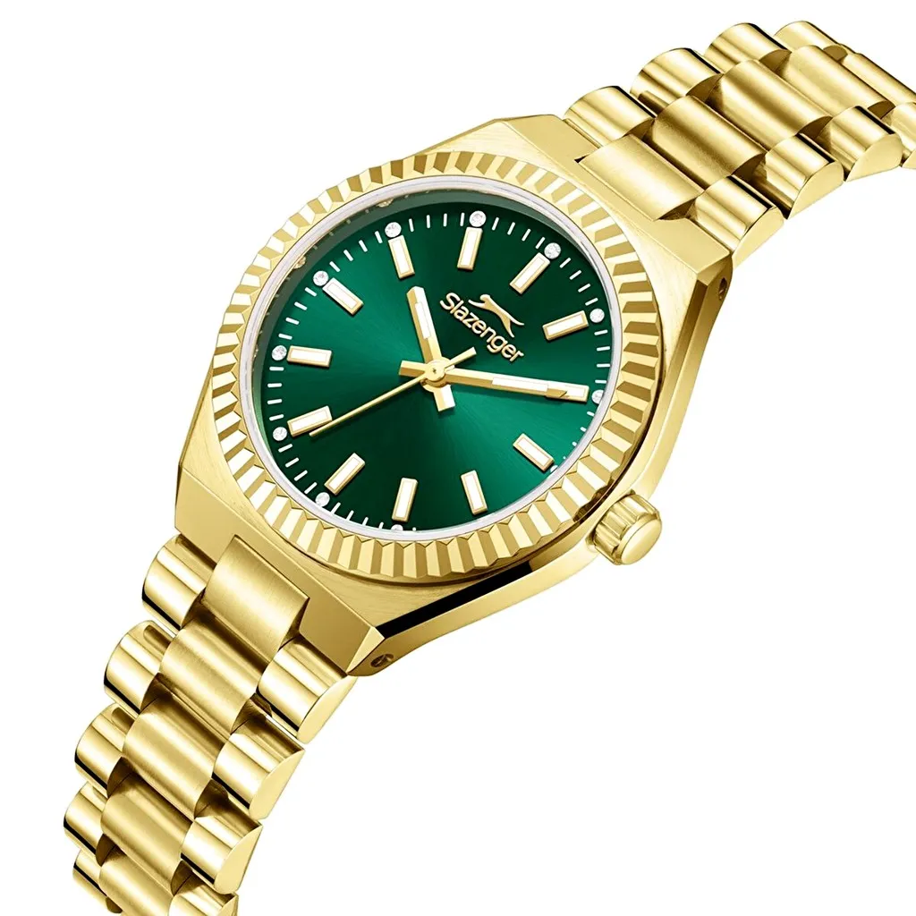 Slazenger SL.09.2476.3.04 Gold Kordonlu Orijinal Kadın Kol Saati