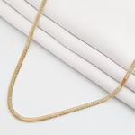 50cm Balık Sırtı Altın Zincir Kolye ZN04644