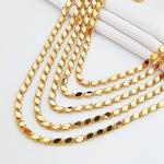 60cm 14 Ayar Altın Pullu Zincir Kolye ZN04335