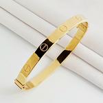 Çivi & Vida 22 Ayar Altın Kelepçe Bileklik 6MM FB03716
