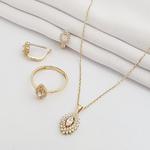 Mekik Model Mini Altın Takı seti KL08429