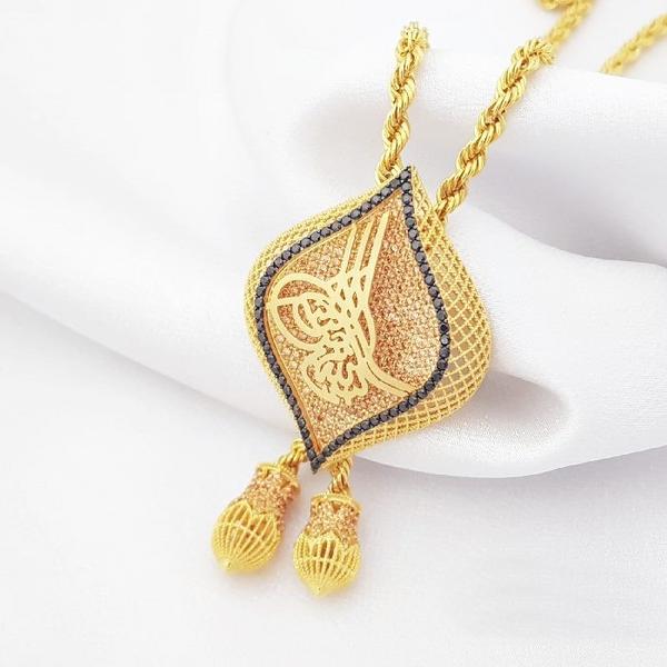 Osmanlı Sanatı Altın Tuğralı Kolye 7,319.81 TL + KDV